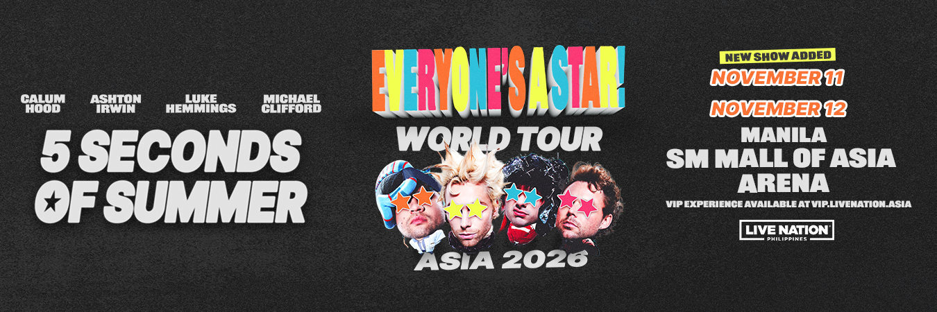 5 Seconds of Summer: Everyone's a Star! World Tour Asia 2026
