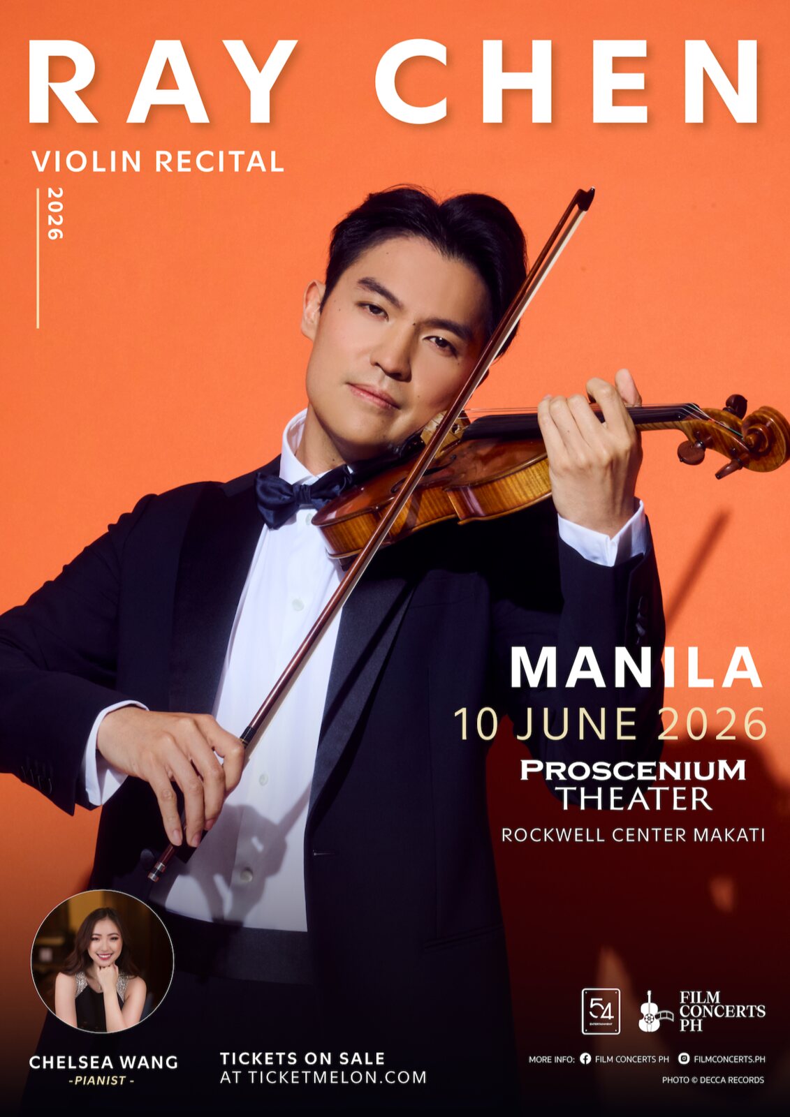 Ray Chen Violin Recital with Chelsea Wang