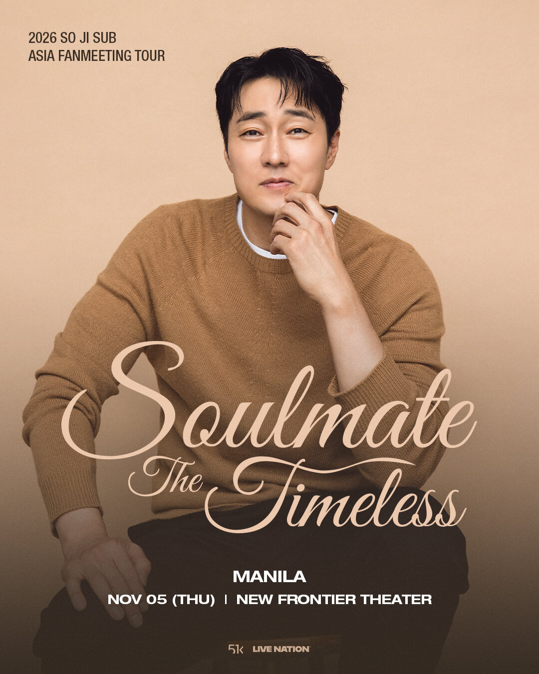 2026 So Ji Sub Asia Fanmeeting Tour [Soulmate The Timeless] in Manila