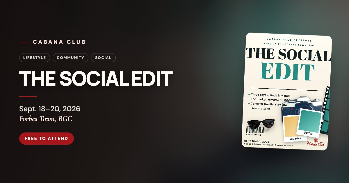 The Social Edit by Cabana Club