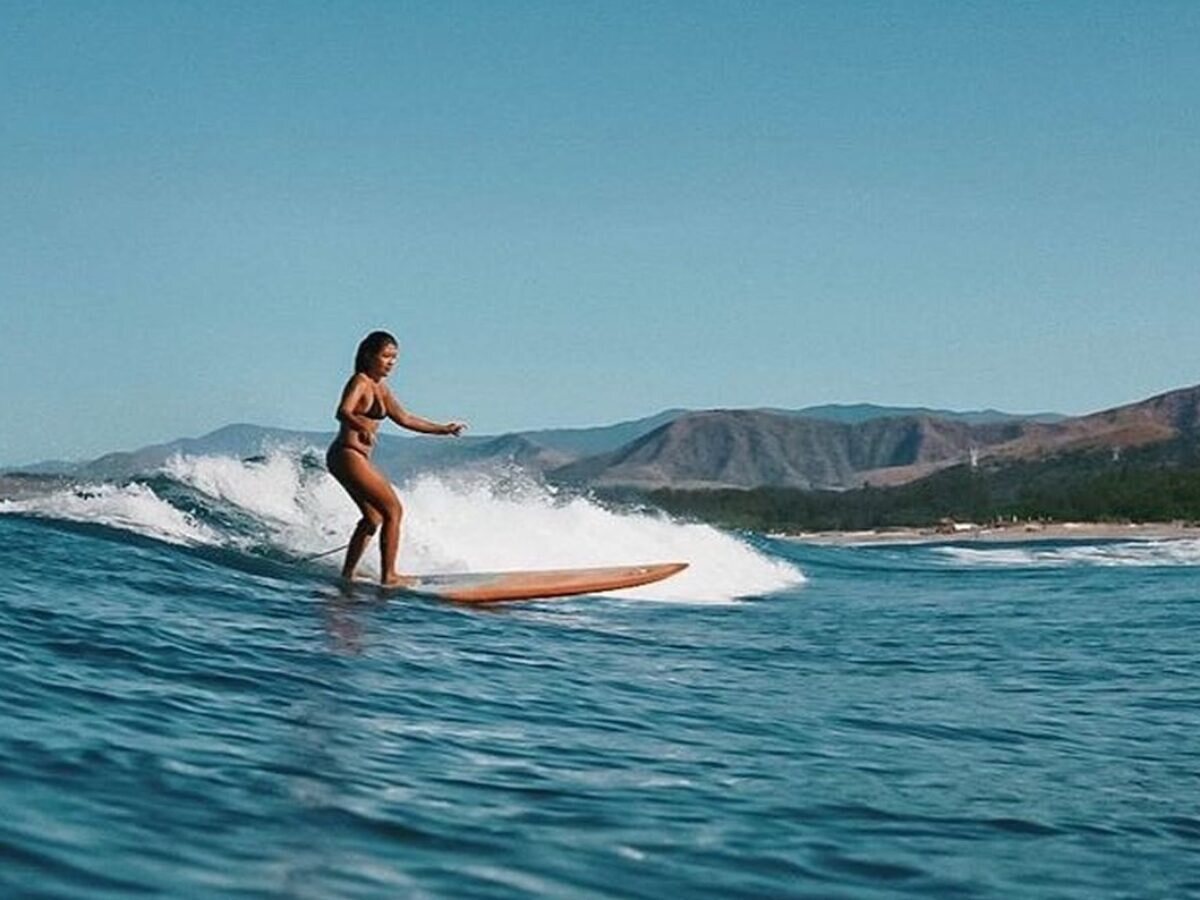 Surfing at Liwliwa